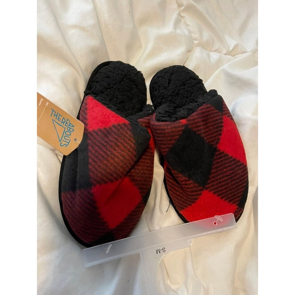 Thereabouts Boys Slip-On Slippers Size S House Shoes 11-1